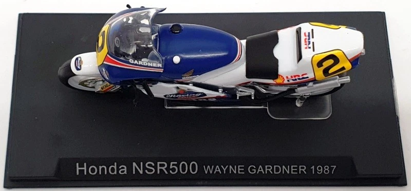 Altaya 1/24 Scale Model Motorcycle AL28010 - 1987 Honda NSR500 Wayne Gardner - Image 4 of 4