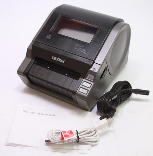 Brother P-Touch QL-1050 Wide Format Direct Thermal Printer w/ Power USB Cables - Picture 1 of 3