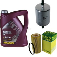 PACK DE INSPECCIÓN FILTRO HOMBRE 5L MANNOL Diesel TDI 5W-30 para Audi A6 Avant