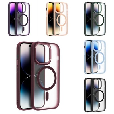 Matte MagSafe Silikon für iPhone 15 / 16 PRO PLUS PRO MAX Case