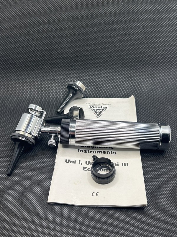 Riester Uni Diagnostic Set Otoscope Ophthalmoscope C-Handle Germany
