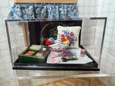 Germany Dollhouse Miniatures Reutter Porcelain Sewing Set