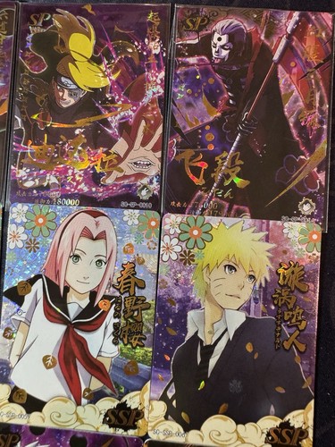 Naruto Shippuden Naruto Character Collectible TCG 9 CCG Holo Cards Little Dino - Picture 5 of 6