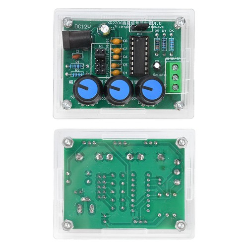 XR2206 1Hz-1MHz Función Generador de Señal Hágalo Usted Mismo Kit Triángulo Sinusoidal Salida Cuadrada - Imagen 27 de 27