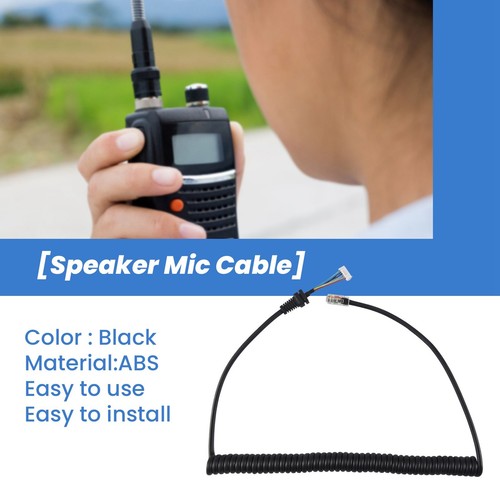 Car Hand Speaker Microphone Cable for -48 -48A6J FT-8800R6598 - Zdjęcie 7 z 7