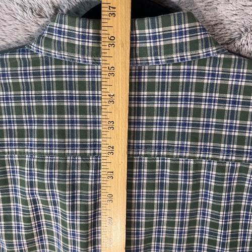 Camisa De Colección Abercrombie & Fitch Para Hombres Grande Verde A Cuadros La Camisa Grande Abotonada - Imagen 8 de 8