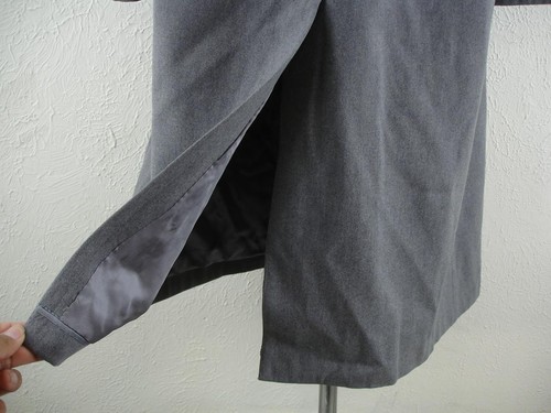 Abrigo de vestir gris doble botonadura para hombre M L 42R años 50 J.C. Field & Sons - Imagen 7 de 14