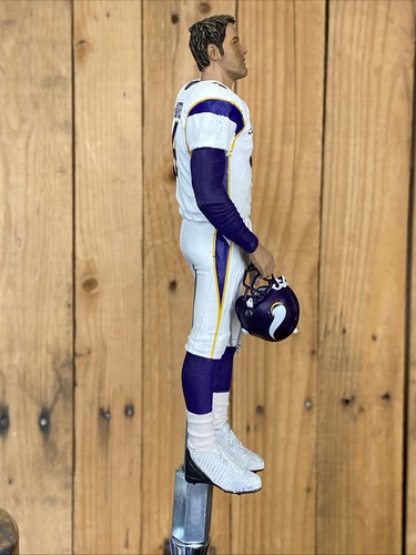 Minnesota Vikings Beer Tap Handle Brett Favre NFL Football White Jersey - Picture 7 of 10