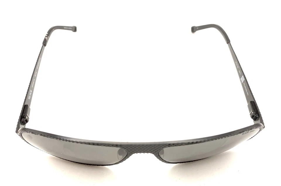 Gafas de sol Tumi Cat 3 Aviator de metal negro monturas 60-15 135 diseñador hombres mujeres Foto 4 de 4