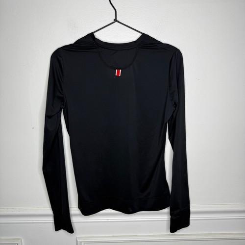 Tracksmith Twilight Black V-Neck Long Sleeve Long Sleeve Womens Small - Picture 8 of 8