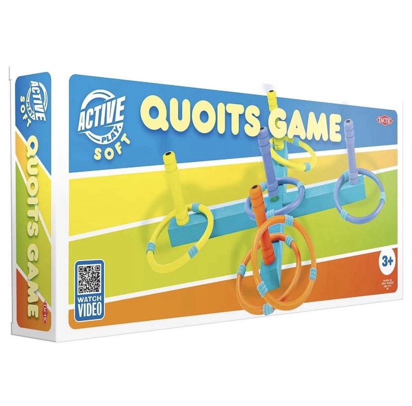 Active Play Soft Quoits Game - Perfect For Kids Development Indoor/outdoor