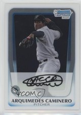 2011 Bowman Chrome Prospects Arquimedes Caminero #BCP187 fm0
