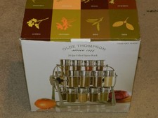 OLDE THOMPSON 20 JAR FILLED FERRIS WHEEL SPICE RACK NEW