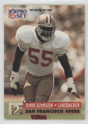 1991 Pro Set 2nd Round Draft Choice John Johnson #782 Rookie RC 0il7