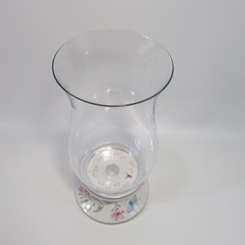 LENOX - Butterfly Meadow Hurricane 12" Pillar/Taper Candle Holder - Discontinued - Picture 4 of 8