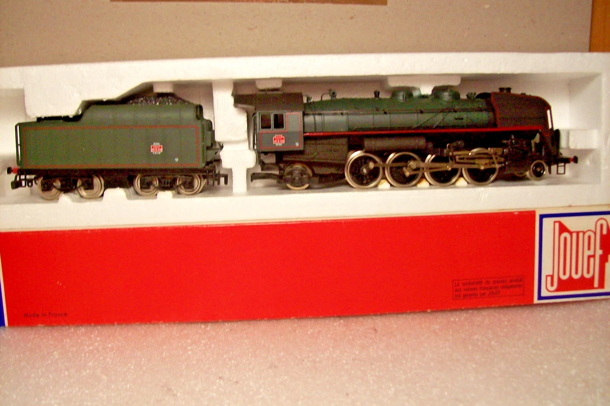 Locomotive HO 67401 Avec Feux Jaunes/rouges - Lot L29 Pour Wagon Et Train (occasion)