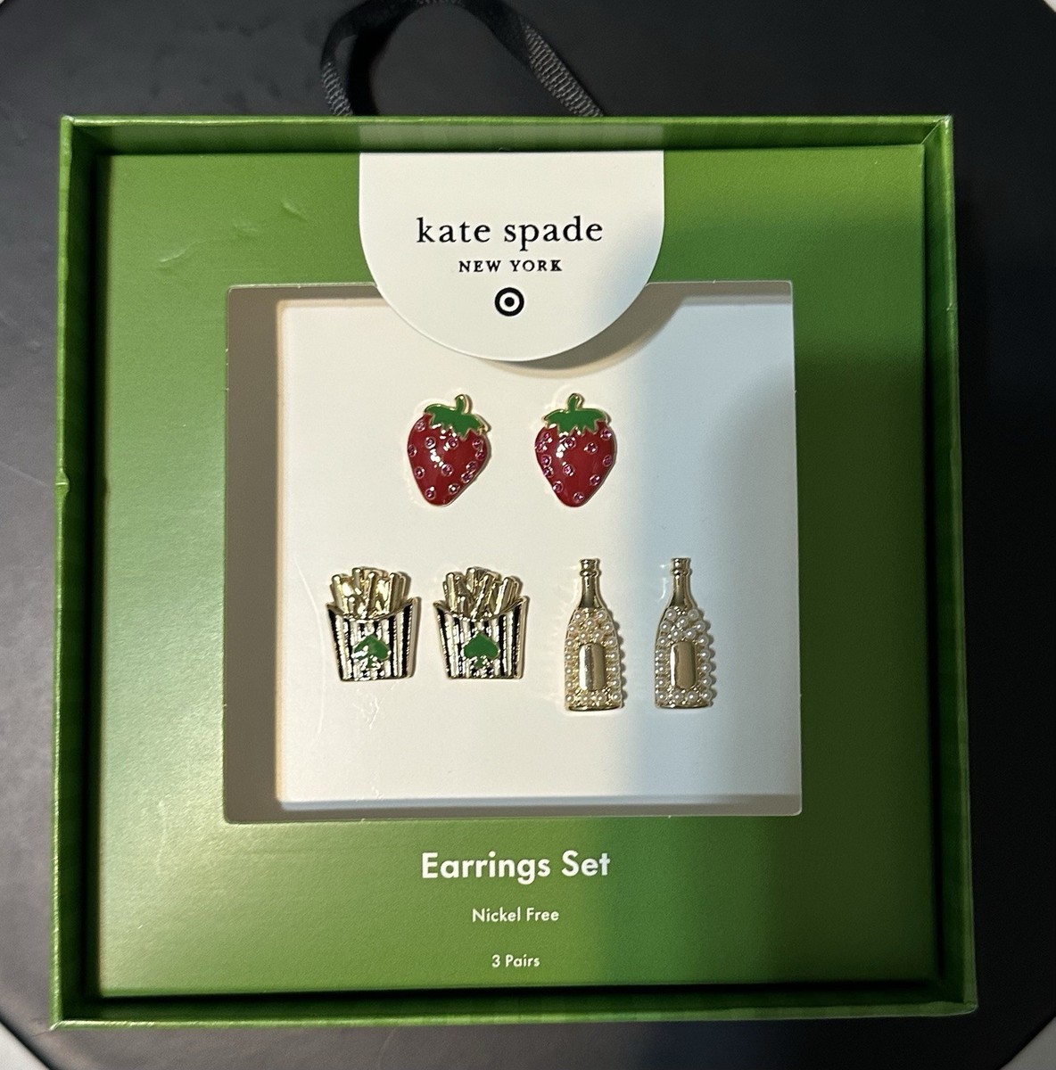 【kate spade×TARGET】限定コラボ★ ピアス3点セット ★ kate spade new york x Target | 3 pair earrings set nickel