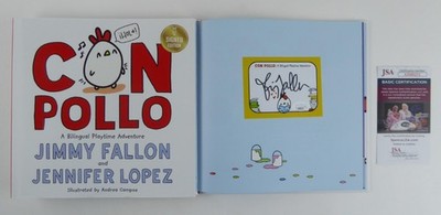 Jimmy Fallon Signed Autographed Con Pollo Bookplate 2022 Book 1st Ed New JSA COA