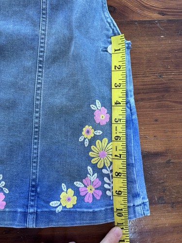 EPIC THREADS Little Girls Zinnia Printed Denim Jumper Size 4T NWT $48 - Picture 8 of 14