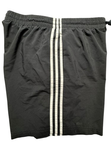 Pantalones Cortos Adidas Negros Para Hombre Grandes | Gimnasio Correr Entrenamiento Ropa Deportiva Informal Vacaciones - Imagen 8 de 10