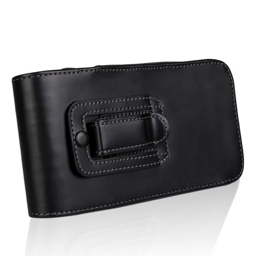 Belt pouch Case for Huawei Mate 20 Pro black Case Leather Slim Clip Artificial - Picture 4 of 6