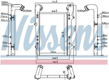 Nissens Charge Air Intercooler 96975 for eg. DAF XF SERIES (1997) 95XF 380 etc