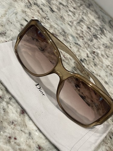 Occhiali da sole Dior donna torquise con strass glitterati - Foto 8 di 12