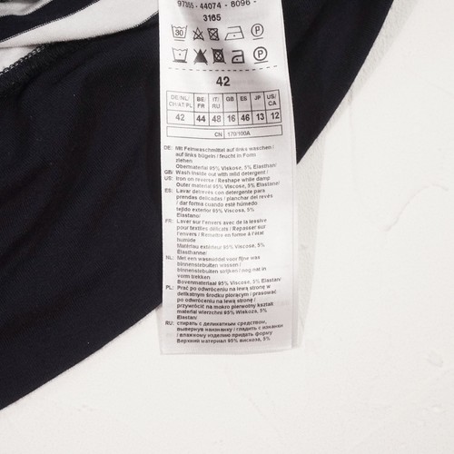 GERRY WEBER Damen T-Shirt Gr. 42 mehrfarb. Oberteil Kurzarm Shirttop Rundhals Vi - Bild 8 von 16