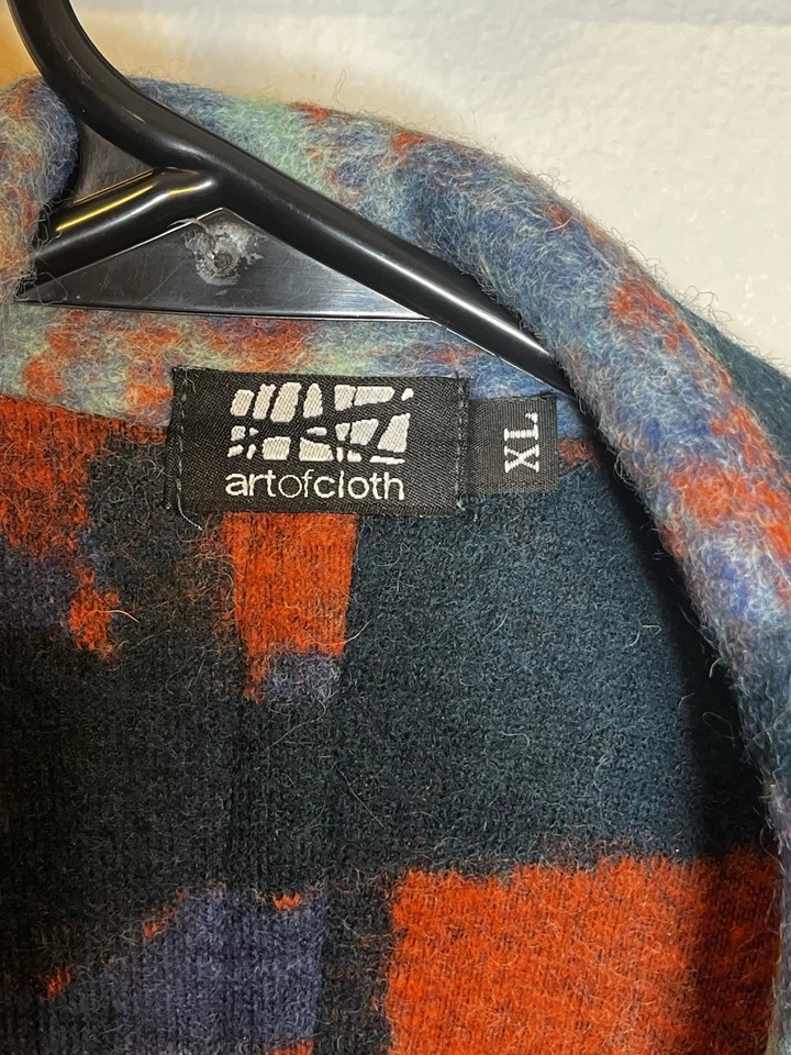 Trench coat feminino Art Of Cloth vintage lã Peacoat GG - Imagem 2 de 4