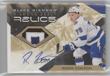 2021-22 Upper Deck Black Diamond Debut Relics 48/49 Ross Colton Patch Auto f8q