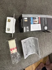 GE Enbrighten Add-On Switch QuickFit SimpleWire Toggle White and Lt Almond 