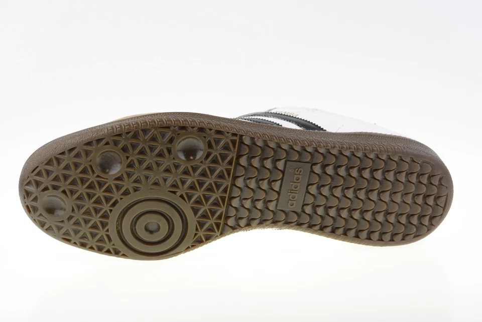 Adidas Samba OG Leather White/Grey BZ0057 Men's Trainers Size UK 9 - Image 4 of 4