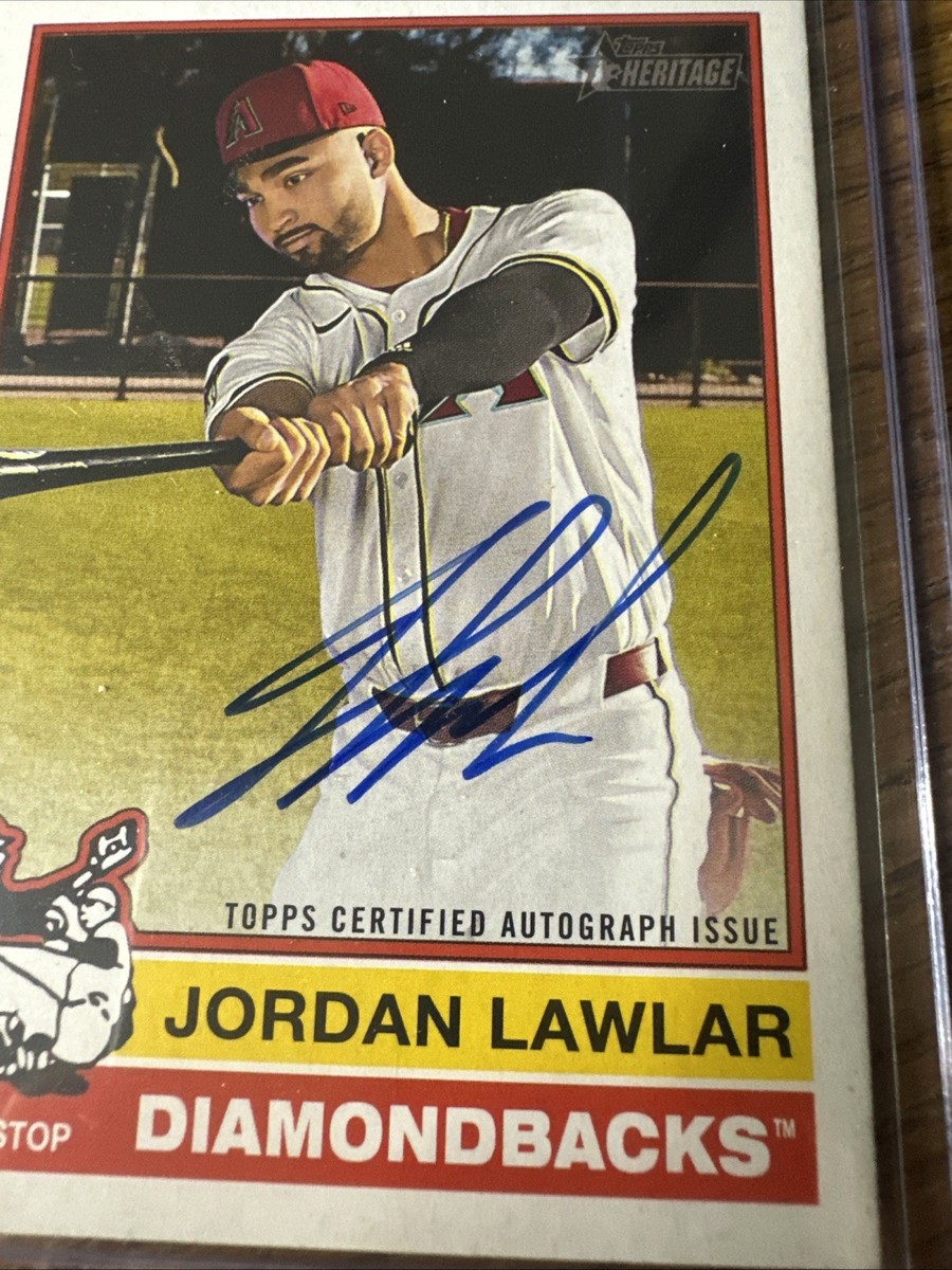 MLB アレナド Topps Heritage Real One Auto 2025 Topps Heritage JORDAN LAWLAR Real One Autograph