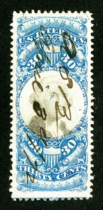 US-Stamps-R113-Revenue-XF-Choice-Used-Scott-Value-175-00