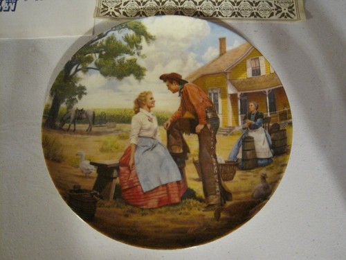 KNOWLES LIMITED "OH, WHAT A BEAUTIFUL MORNING" BY MORT KUNSTLER COLLECTOR PLATE - Picture 2 of 12