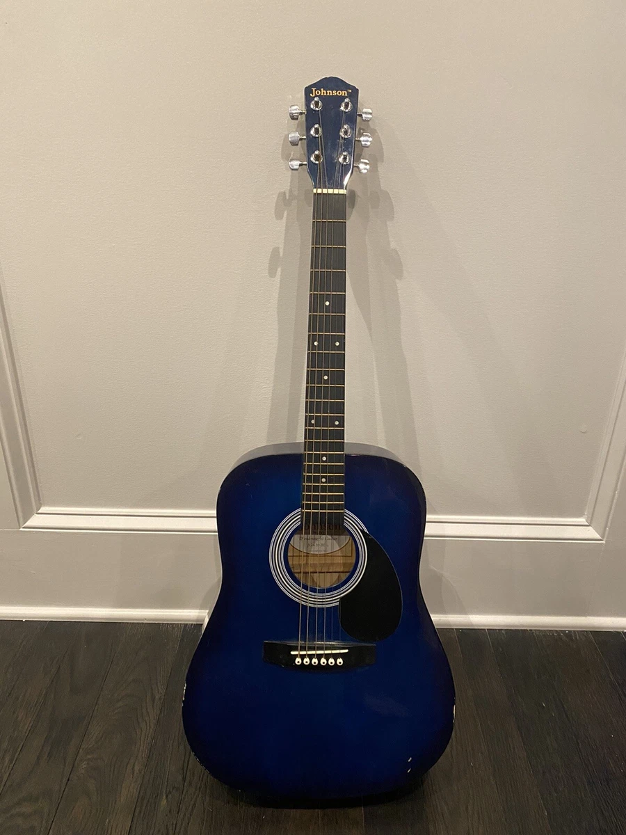 Johnson blue guitar outlet