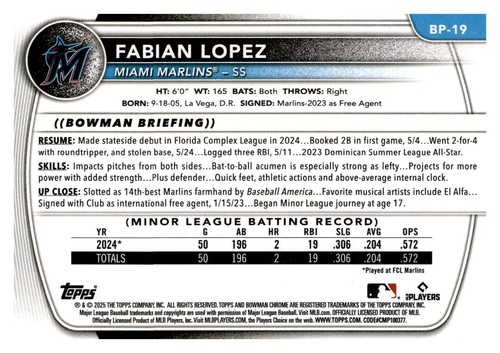 2025 Bowman Baseball Paper Vets RCs & Prospects Complete Your Set You Pick Card - Picture 237 of 499