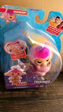 Fingerlings Interactive Baby Monkey Harmony Pink Touch Reacts 70 + Sounds New