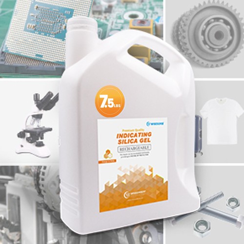Absorbedores de humedad desecantes reutilizables de gel de sílice (naranja a blanco) - Imagen 14 de 43