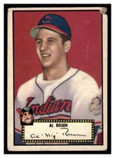 1952 Topps BASEBALL #10 Al Rosen (Black Back) 52T2-01