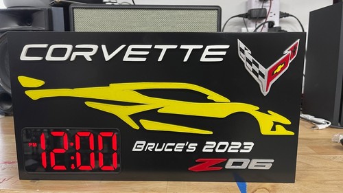 Custom Corvette Z06 Clock - Picture 5 of 13