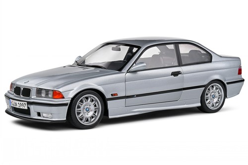 BMW e36 M3 Coupe 1990 silber Modellauto S1803913 Solido 1:18 - Bild 1 von 7