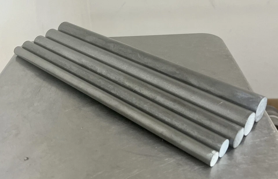 Variedade de estoque de barras redondas de aço 12L14 – 5 peças – Varas de usinagem de torno CNC - Imagem 4 de 4