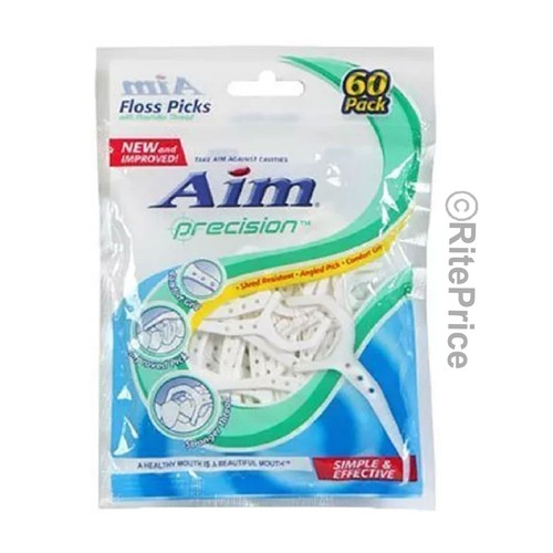 Aim Precision Floss 180 Flosser DENTAL PICK Simple & Effective (3 Pack) - New - Picture 2 of 7