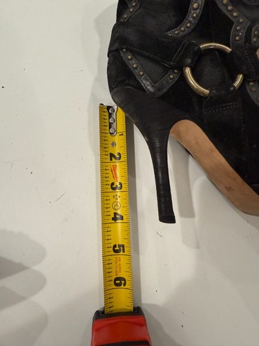 Nine West Studded Heel Cowboy Western Sexy Boots Size 8.5 Women's - Picture 6 of 11