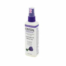 Mineral Deodorant Body Spray  Lavender & White Tea 4 oz By Crystal