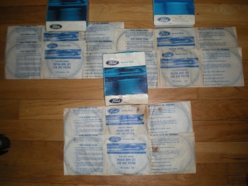 NOS 1968 - 1972 Ford Truck 390 Hi/Lo Partial Piston Ring Set Std C8TZ-6148-A - Bild 1 von 2