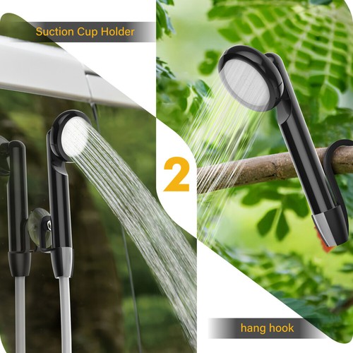 Akku Camping Dusche 3.7V Brause Tauchpumpe Gartendusche Autodusche TauchpumpeUSB - Bild 17 von 17