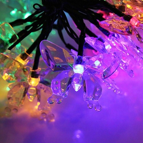 LED String Lights SOLAR POWERED Retro Bulb Garden Fairy Ball Hangin Outdoor Lamp - Picture 28 of 116