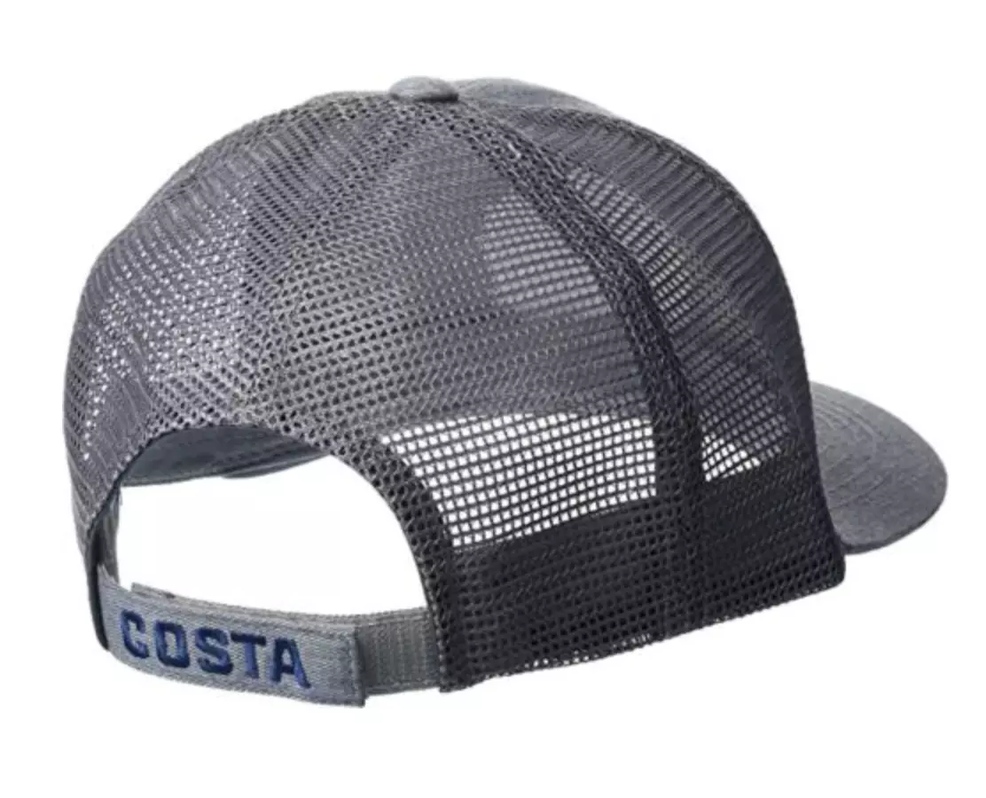 Costa Del Mar Ocearch Circle Shark Charcoal Adjustable Trucker Hat